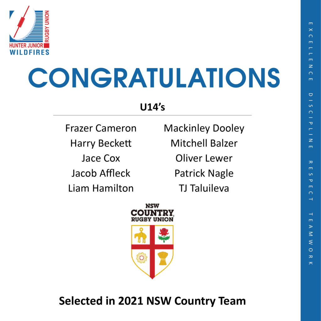 Under 14s selections